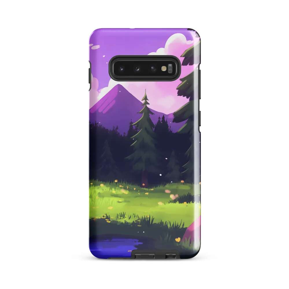 Tranquil Mountain Escape | Phone Case |  S10 Plus | Tough Case | Glossy