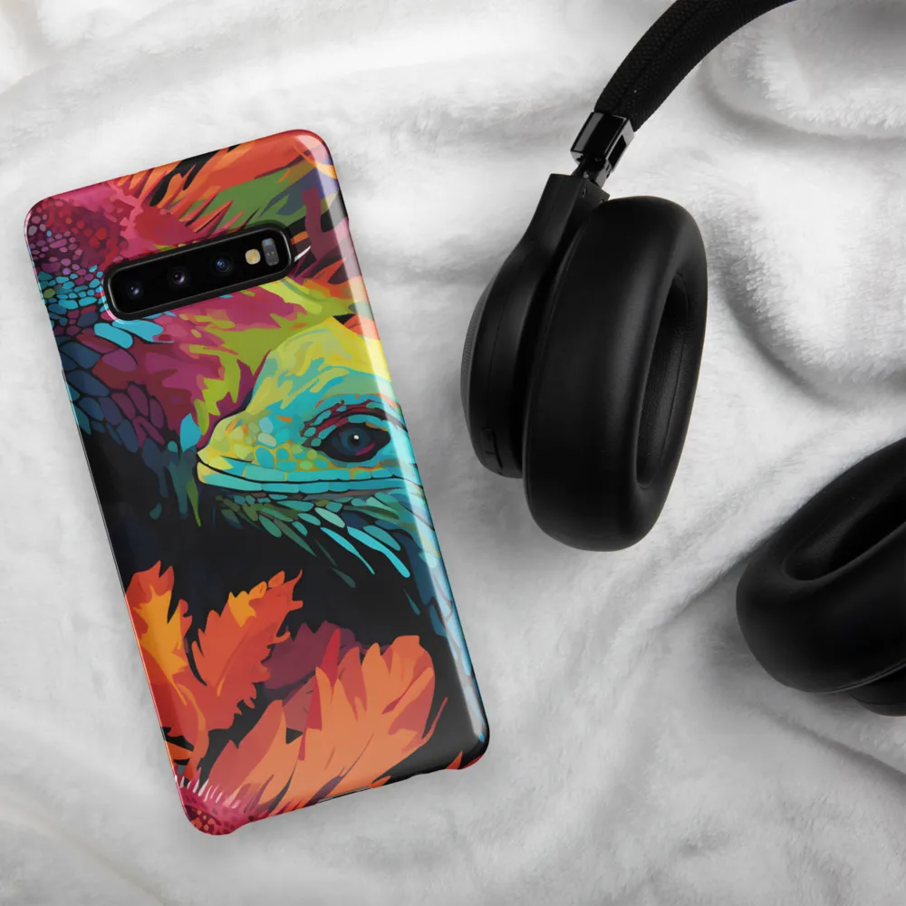 Vibrant Reptilian Harmony | Phone Case |  S10 Plus | Snap Case | Glossy