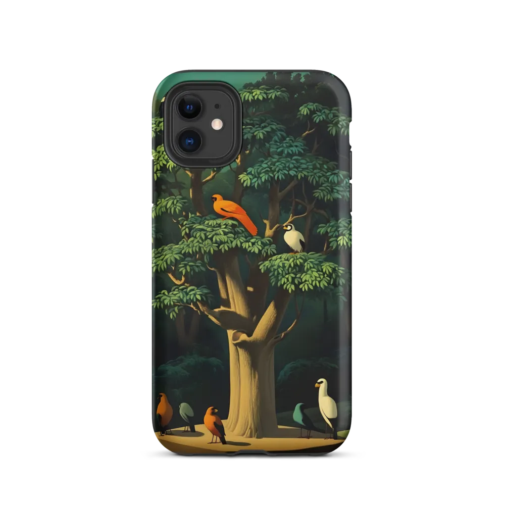 Harmony in Color: A Surreal Bird Symphony
