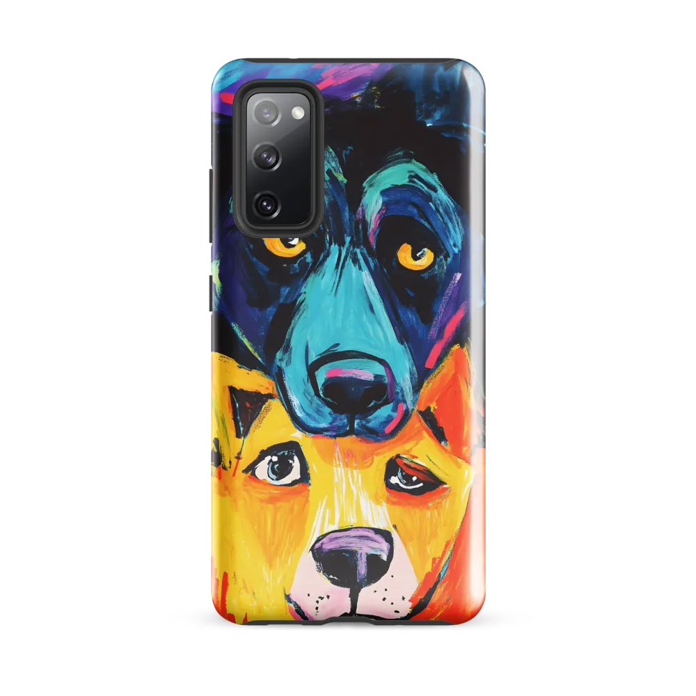 Vibrant Companions: An Expression of Canine Spirit