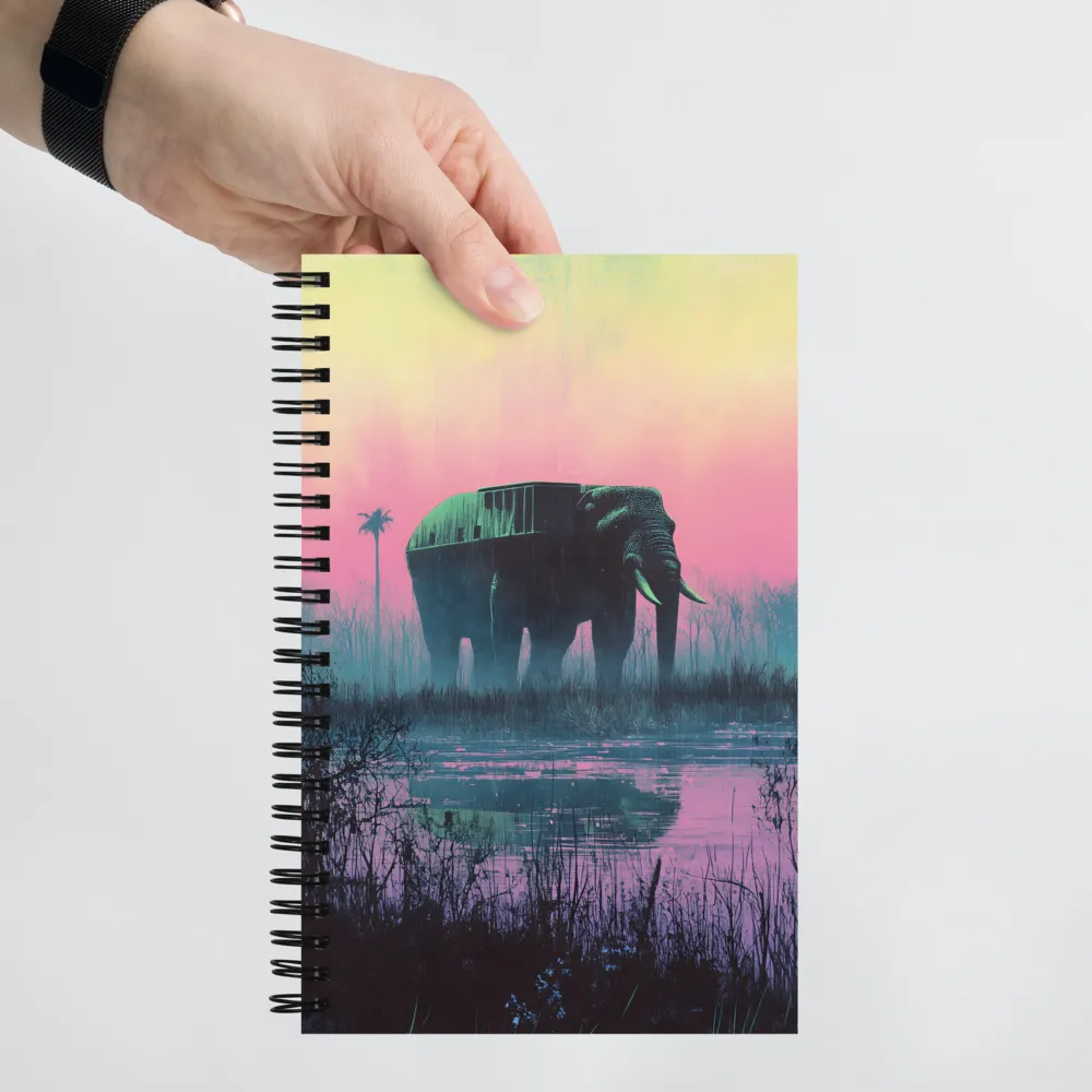 The Enigmatic Elephant | Spiral Notebook