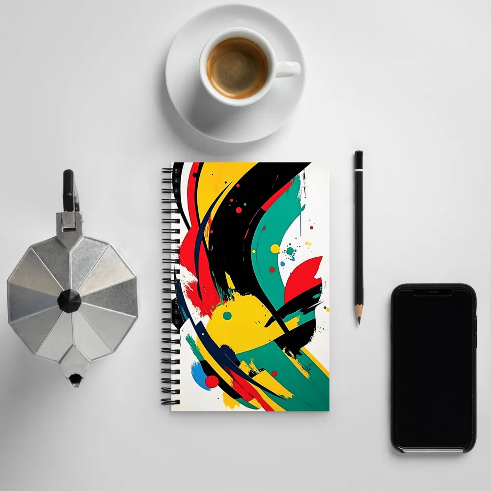 Dynamic Abstraction | Spiral Notebook