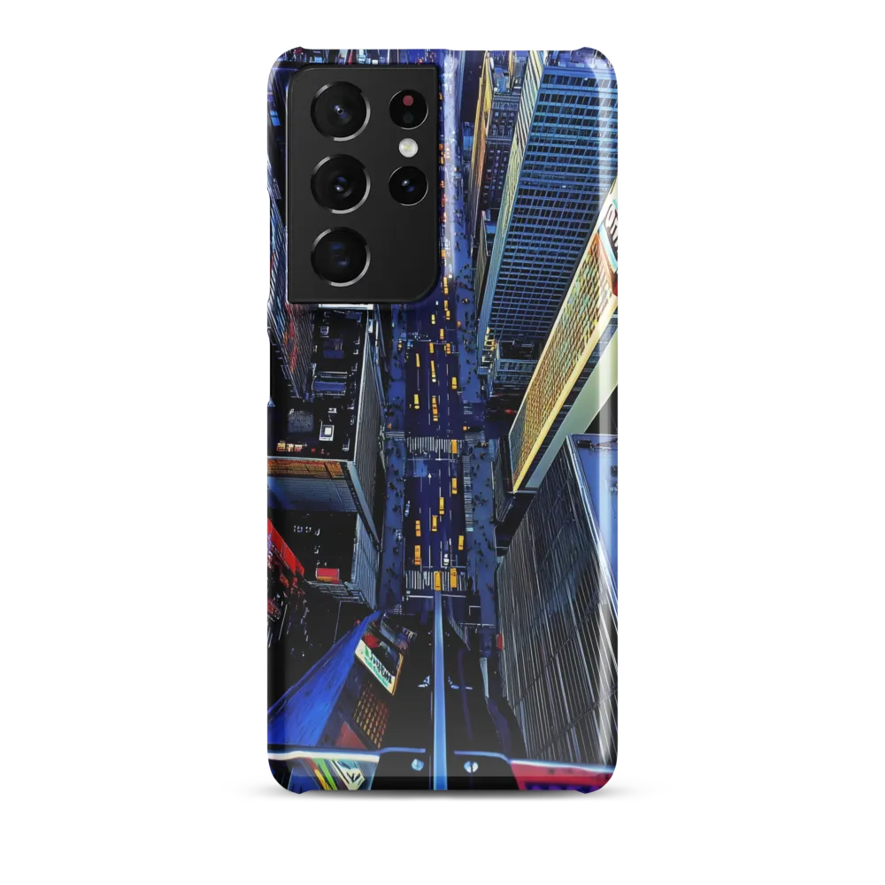 Urban Energies: Aerial View of the City | Phone Case |  S21 Ultra | Snap Case | Glossy