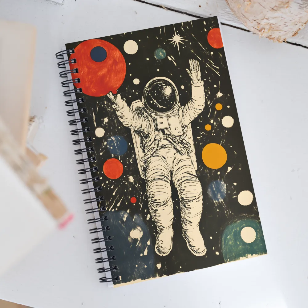 Floating in the Cosmos | Spiral Notebook