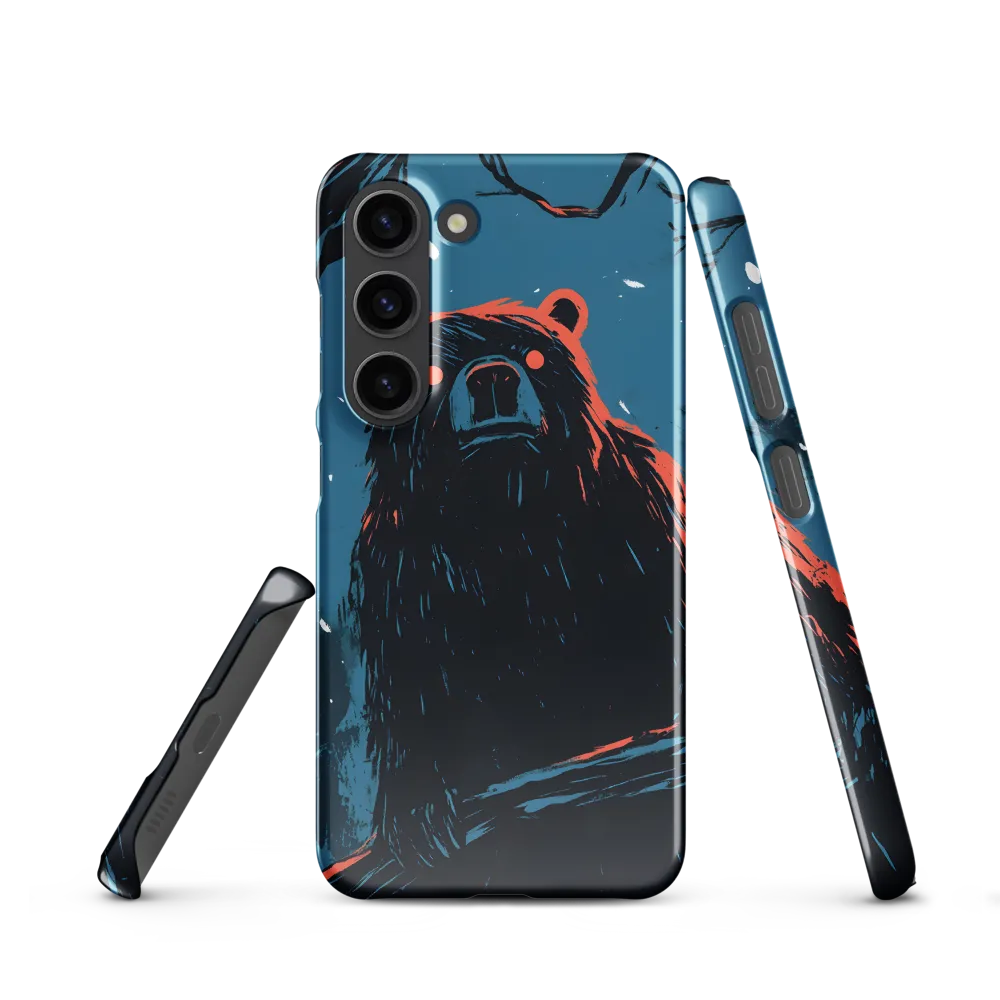 Eerie Majesty: A Bear in the Night