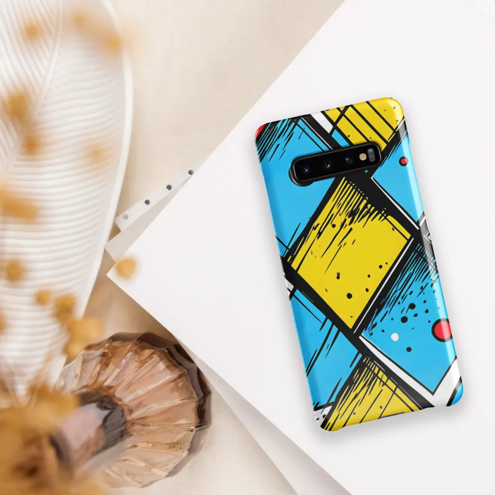 Dynamic Geometric Fusion | Phone Case |  S10 Plus | Snap Case | Glossy