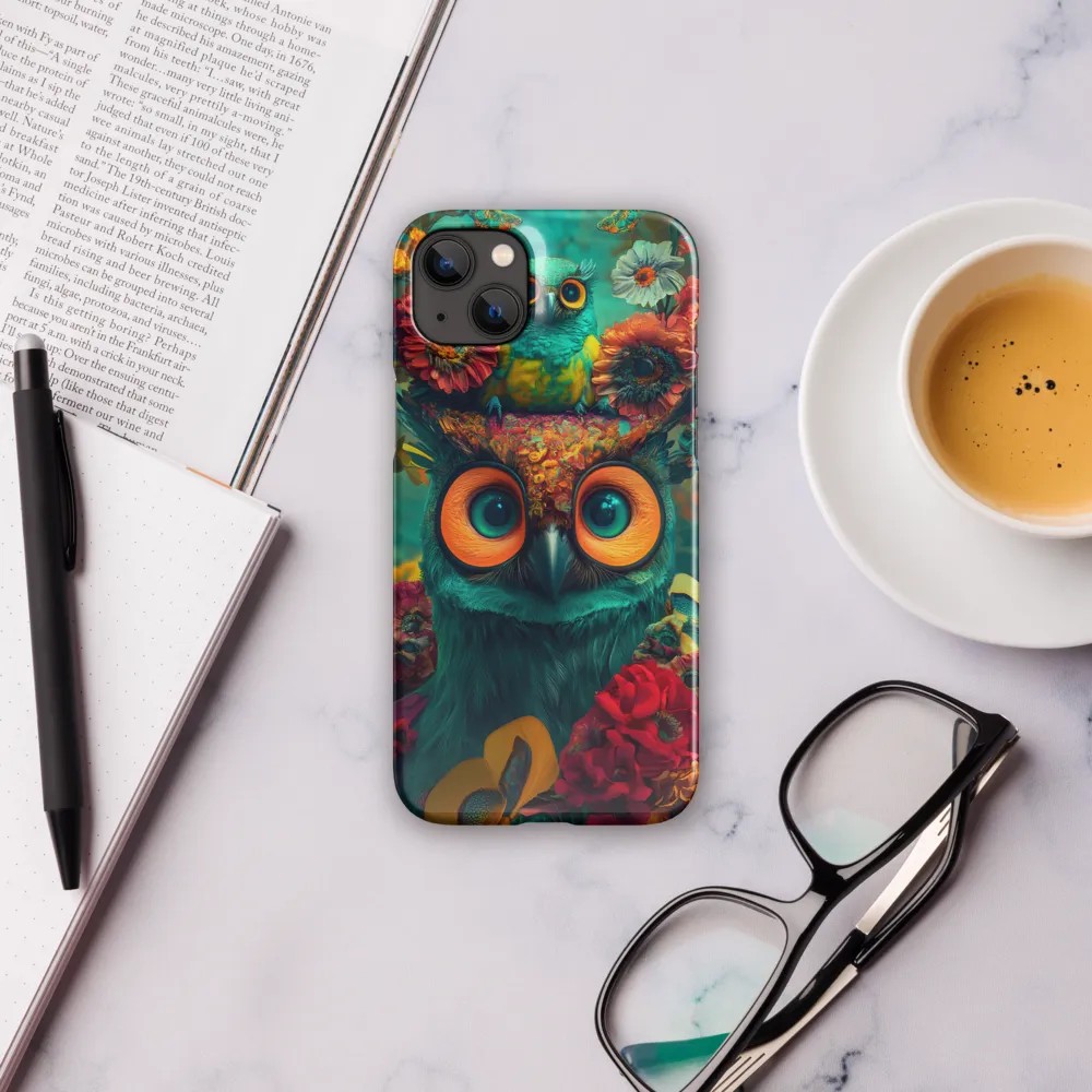 Majestic Harmony: The Floral Owl