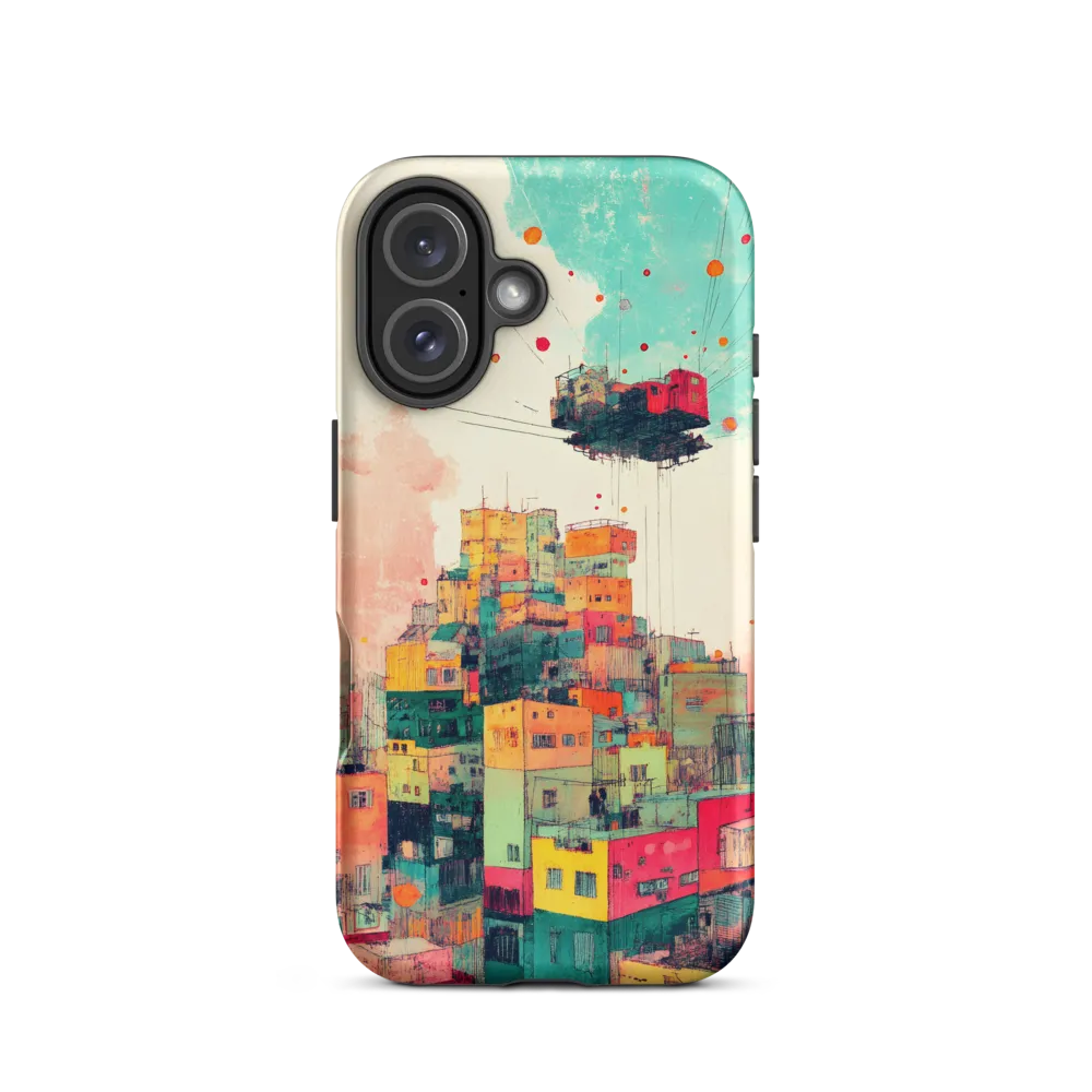 Whimsical Cityscape: A Surreal Journey | Phone Case |  16 | Tough Case | Matte