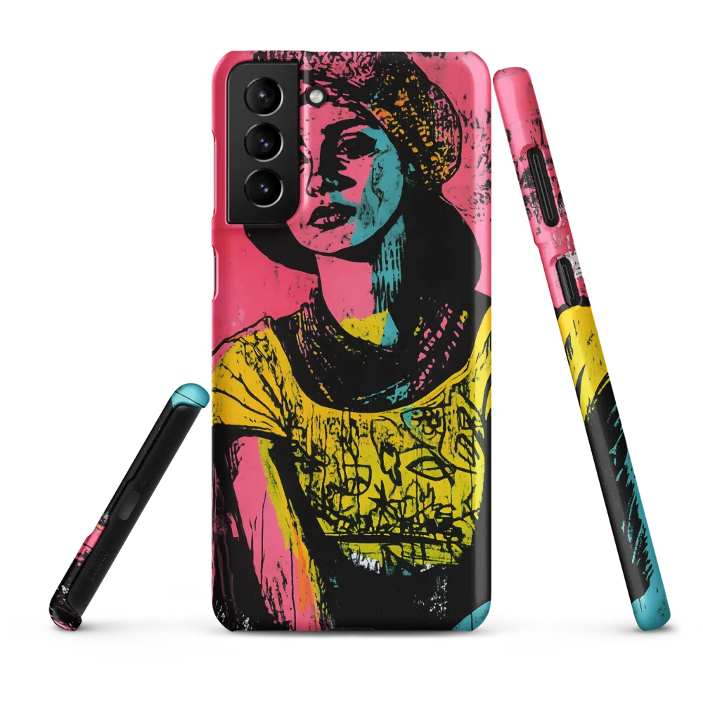 Urban Elegance: A Graffiti Portrait