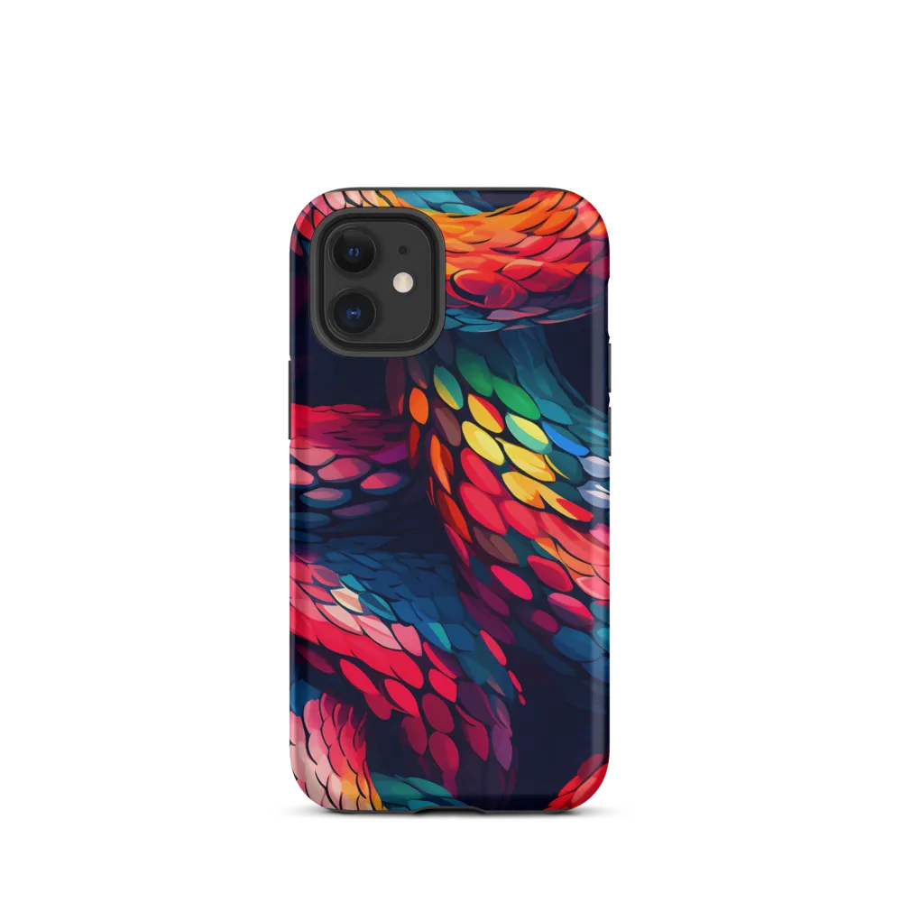 Serpentine Harmony | Phone Case |  12 mini | Tough Case | Matte