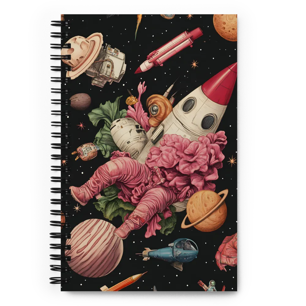 Whimsical Wonders of Space | Spiral Notebook