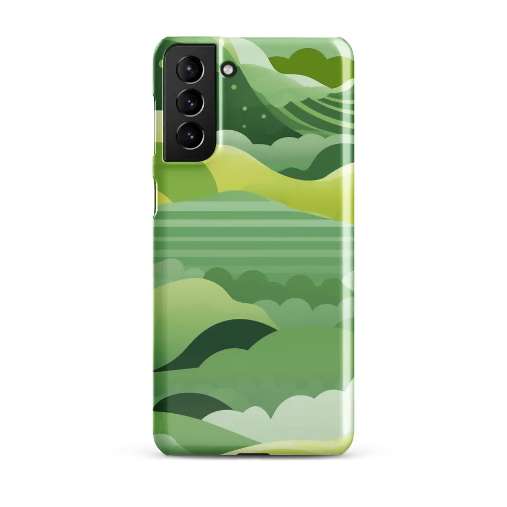 Tranquility in Green Waves
