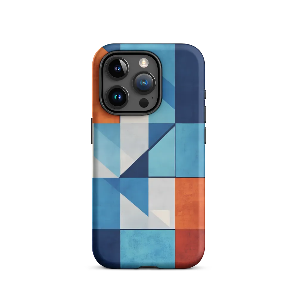 Geometric Harmony in Color | Phone Case |  15 Pro | Tough Case | Matte