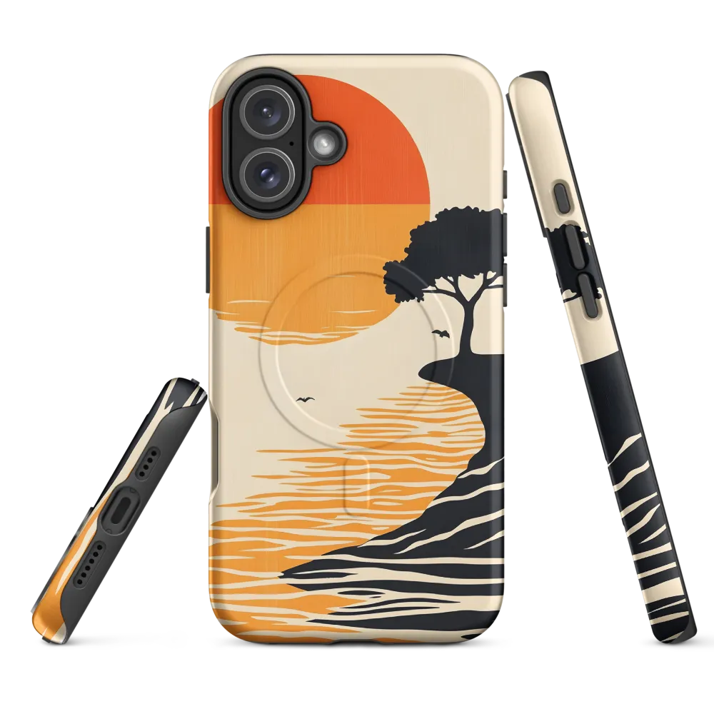 Serene Sunset | Phone Case |  16 Plus | MagSafe® Tough Case | Matte