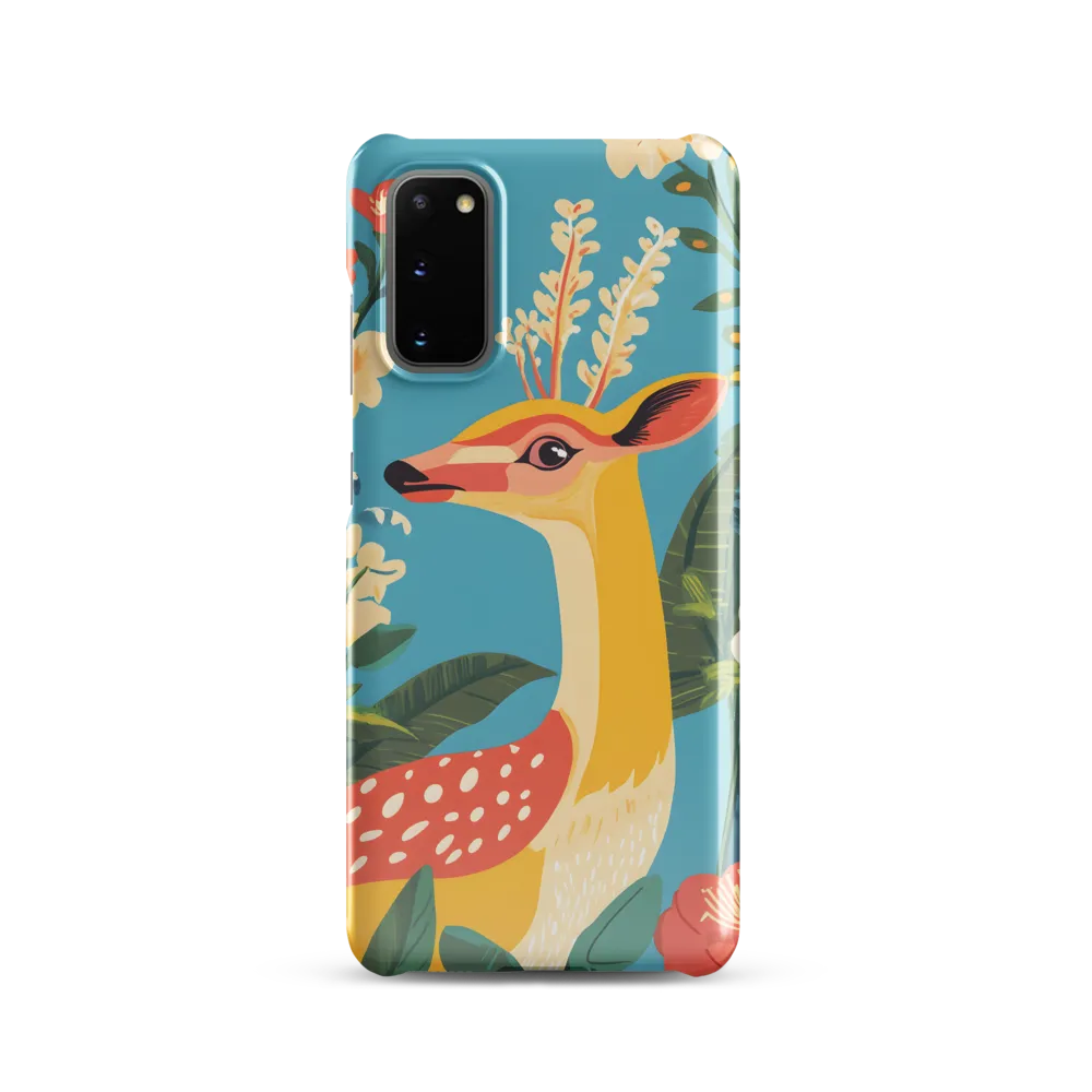 Serene Majesty: A Vibrant Deer Amidst Flora