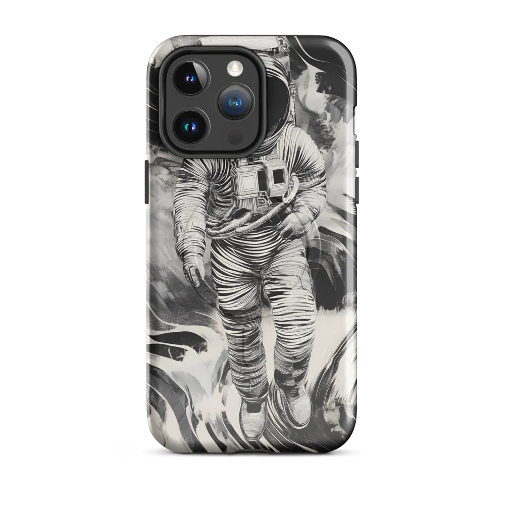 Ethereal Journey of the Astronaut | Phone Case |  14 Pro Max | MagSafe® Tough Case | Glossy