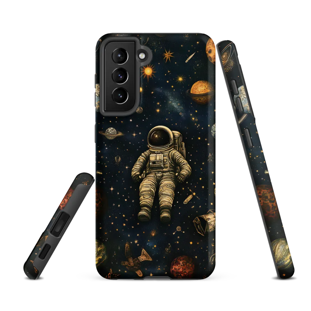 Cosmic Voyage: An Astronaut's Solitude