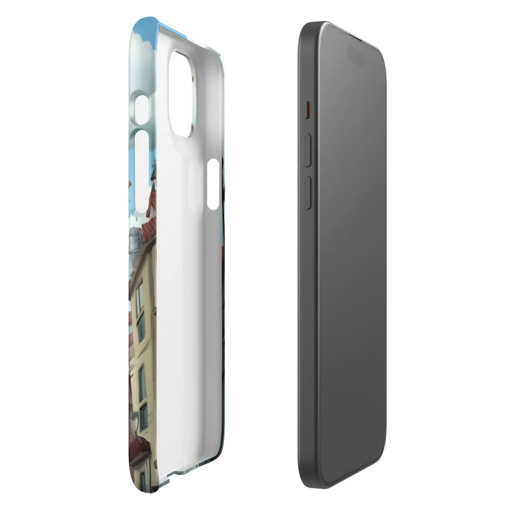 A Whimsical Flight Through Bread and Sky | Phone Case |  15 Plus | Snap Case | Matte
