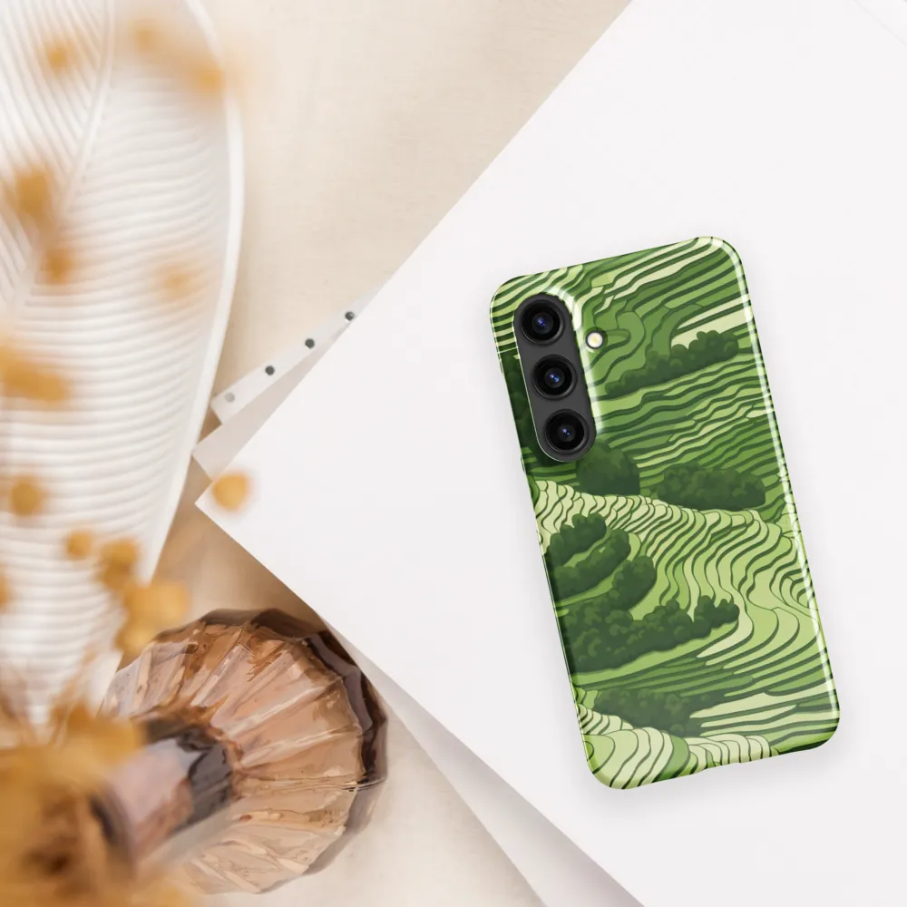 Waves of Green: An Abstract Landscape