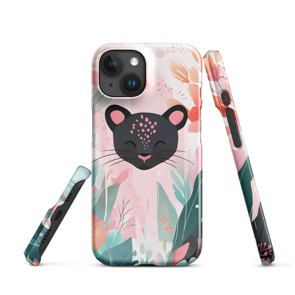 Whimsical Panther in Bloom