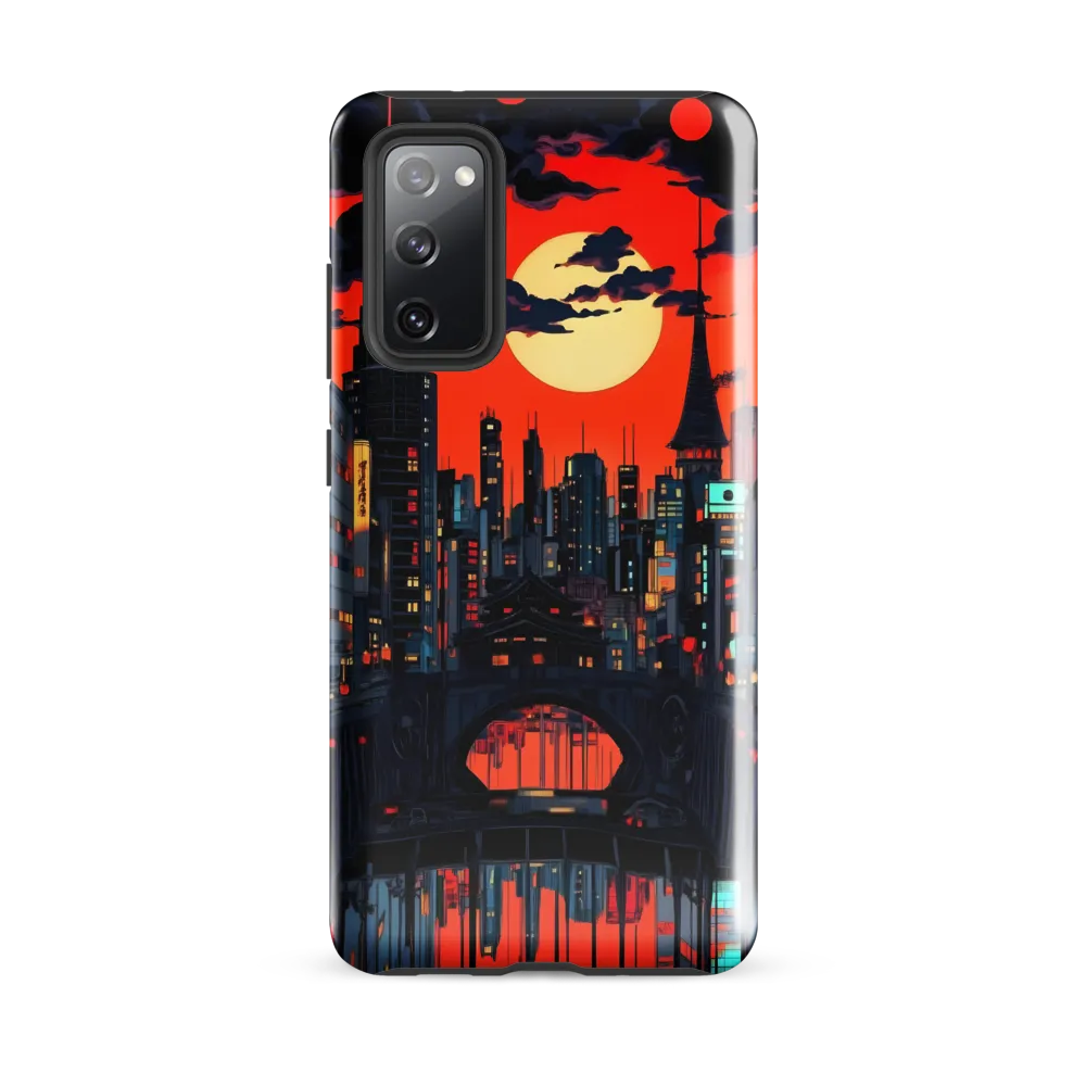 Nightfall in a Neon City