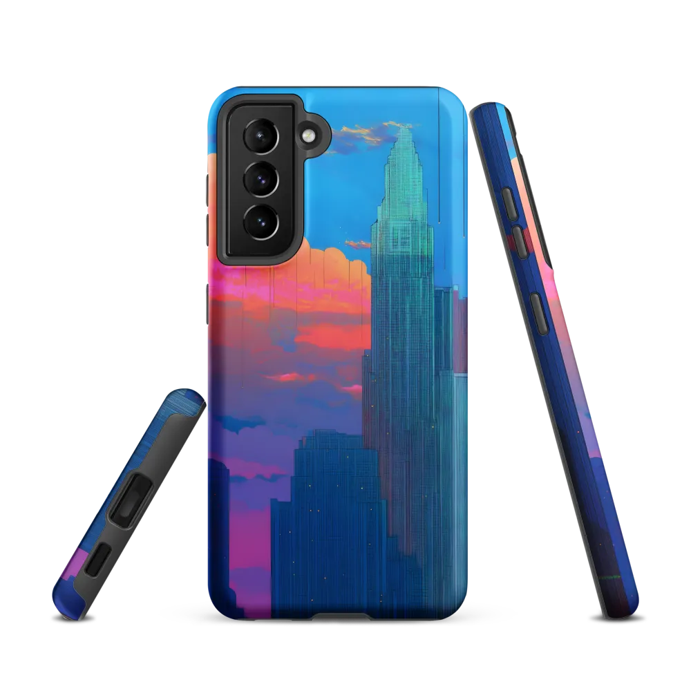 Twilight Reflections: A Digital Cityscape
