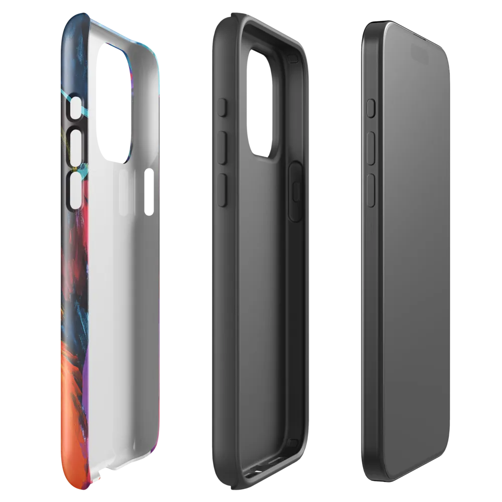 Vibrant Companions: An Expression of Canine Spirit | Phone Case |  15 Pro Max | Tough Case | Glossy