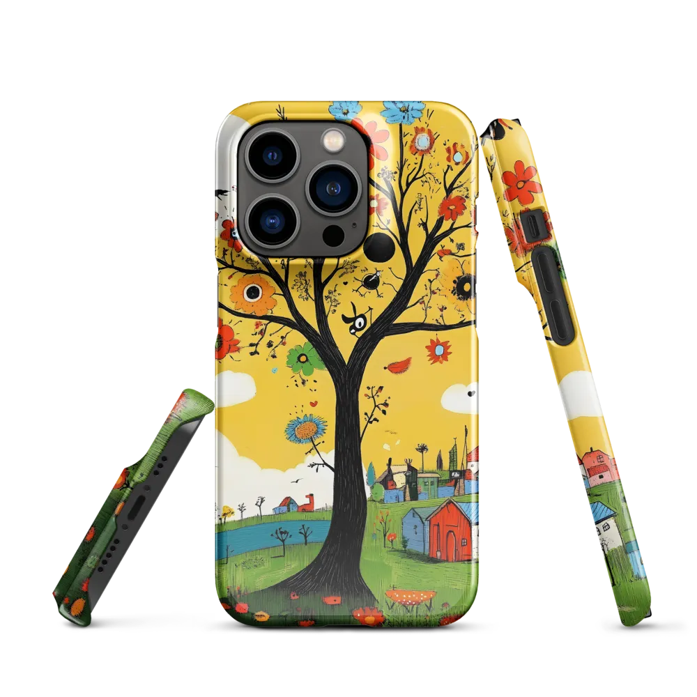 Whimsical Blooms of Life | Phone Case |  14 Pro | Snap Case | Glossy