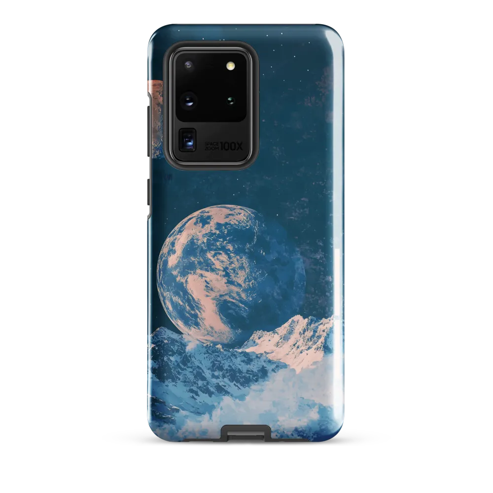 Cosmic Harmony: A Dance Among Celestial Bodies | Phone Case |  S20 Ultra | Tough Case | Glossy