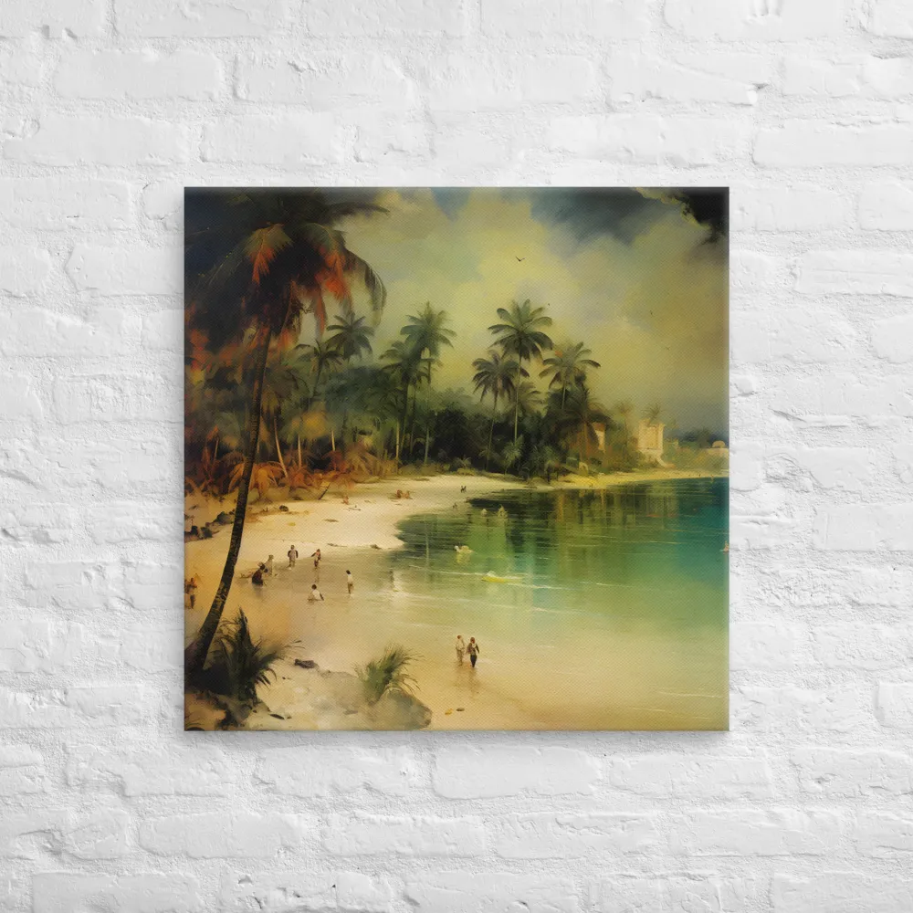 Elysian Shores at Dusk | Canvas | 28″×28″