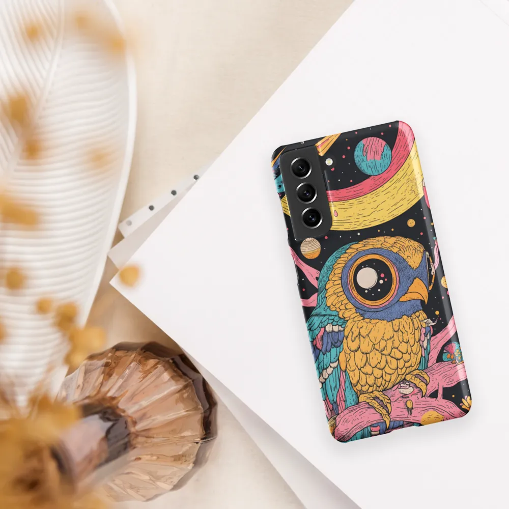 Whimsical Cosmic Owl | Phone Case |  S21 | Snap Case | Matte