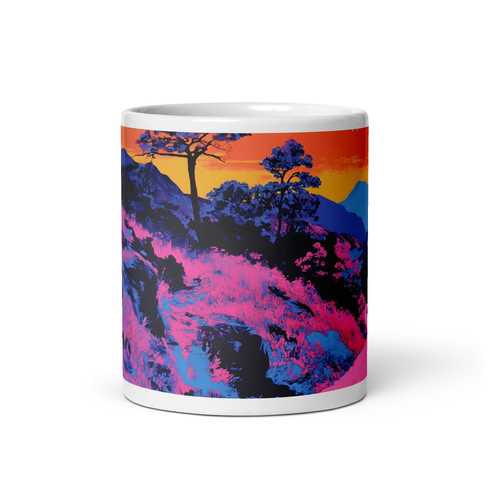 Ethereal Landscape in Vivid Hues | Mugs | Multiple Sizes & Colors