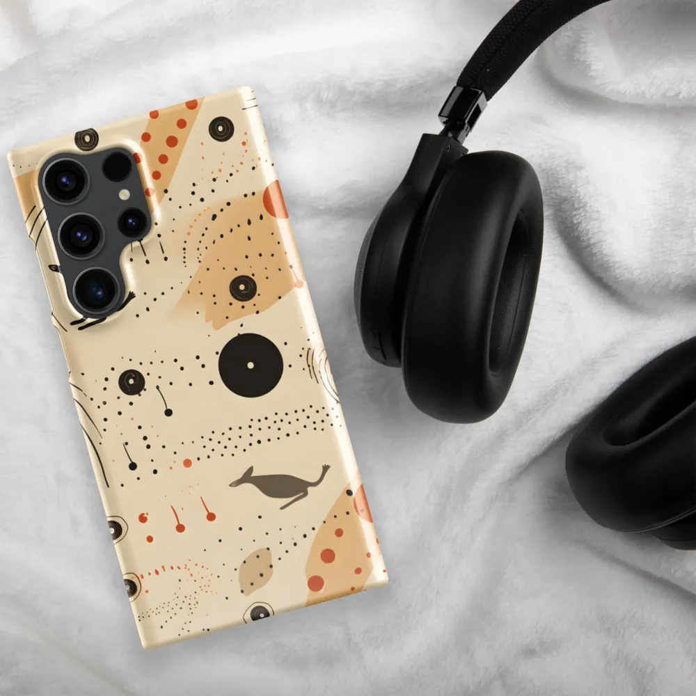 Playful Patterns in Earth Tones | Phone Case |  S23 Ultra | Snap Case | Glossy