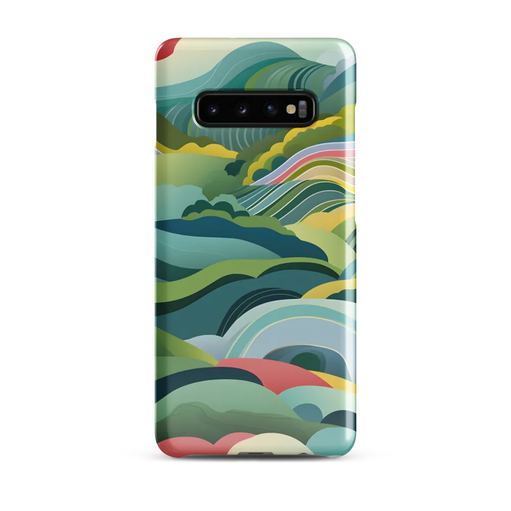 Waves of Serenity | Phone Case |  S10 Plus | Snap Case | Glossy