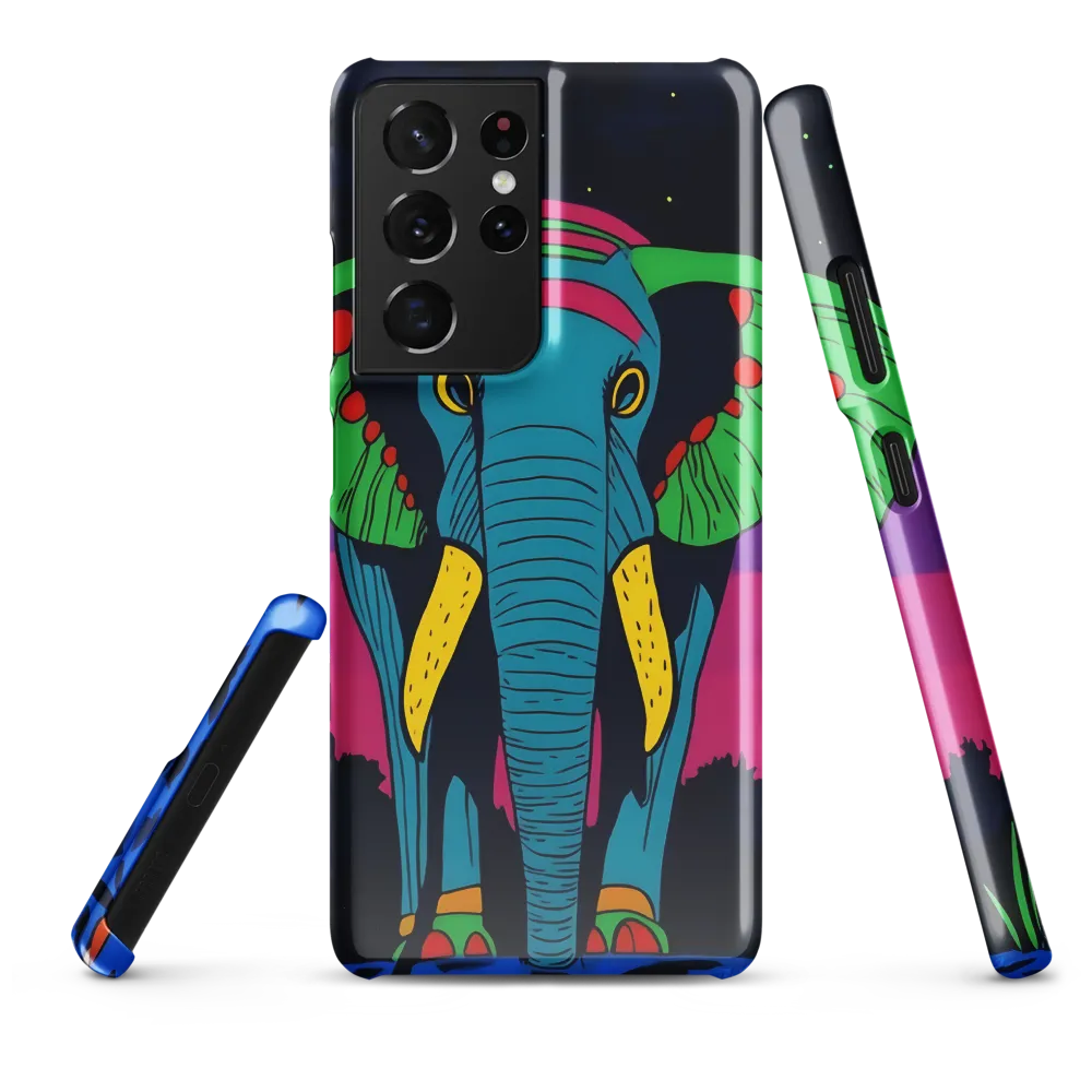 Whimsical Majesty: The Vibrant Elephant