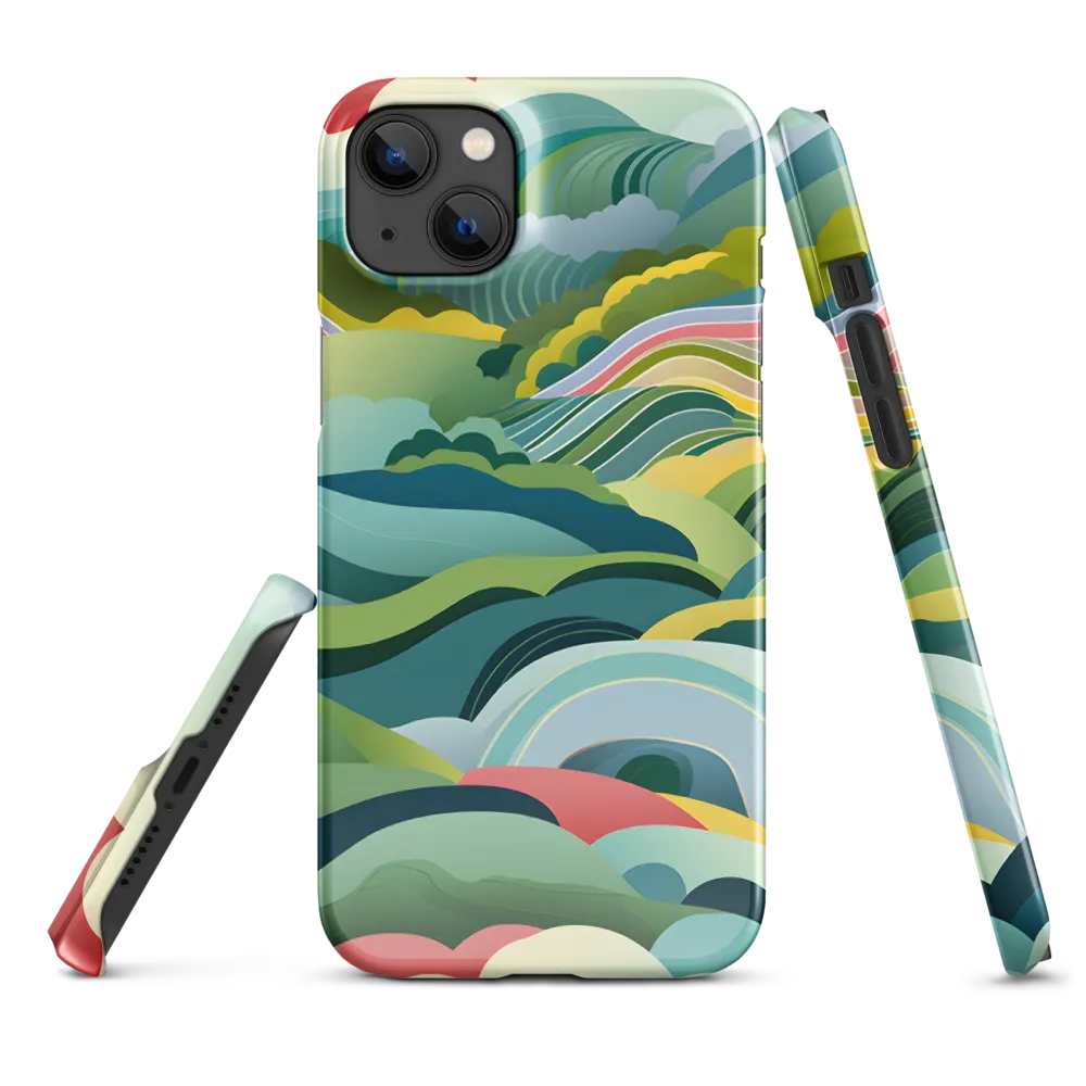 Waves of Serenity | Phone Case |  14 Plus | Snap Case | Glossy