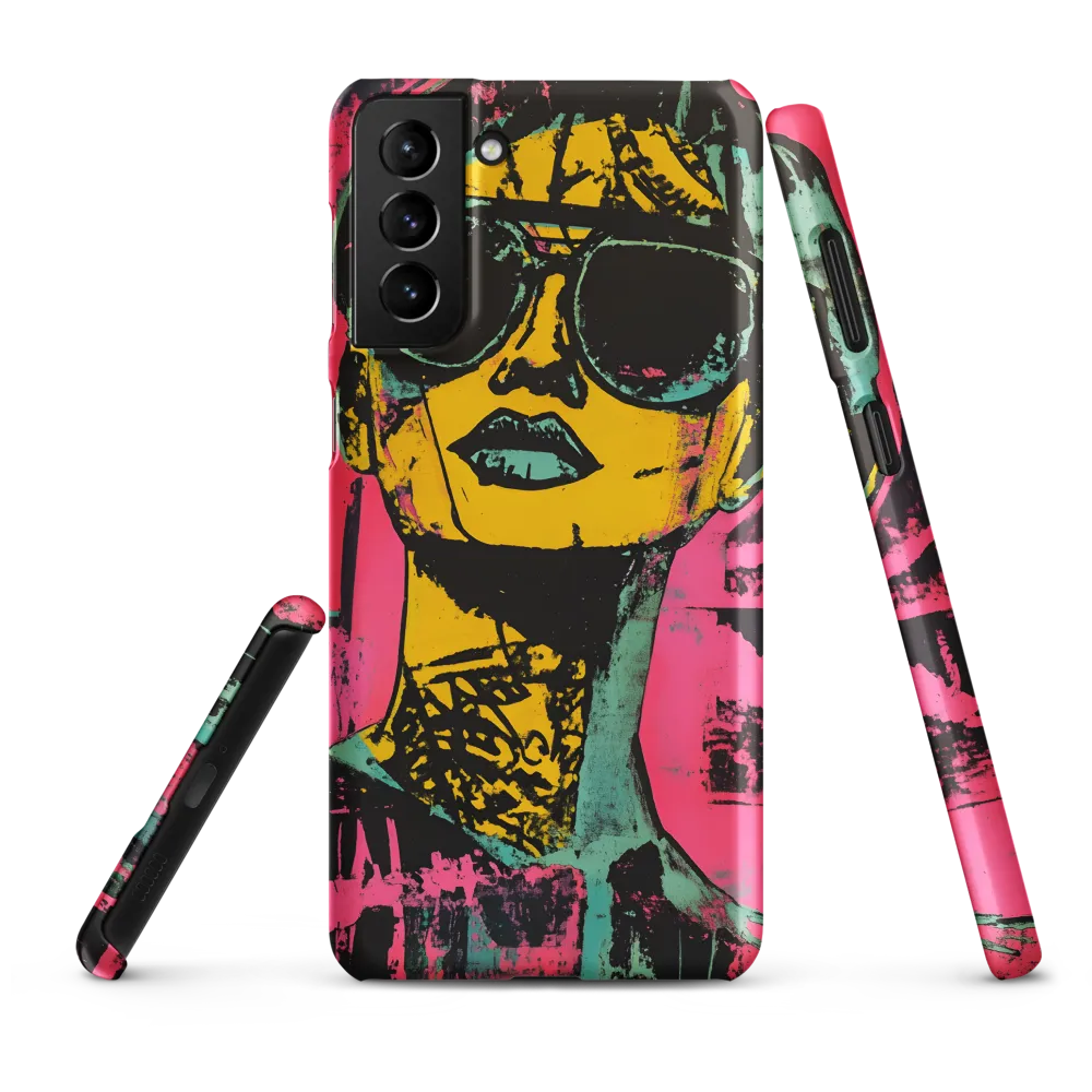 Confident Portrait in Neon Colors