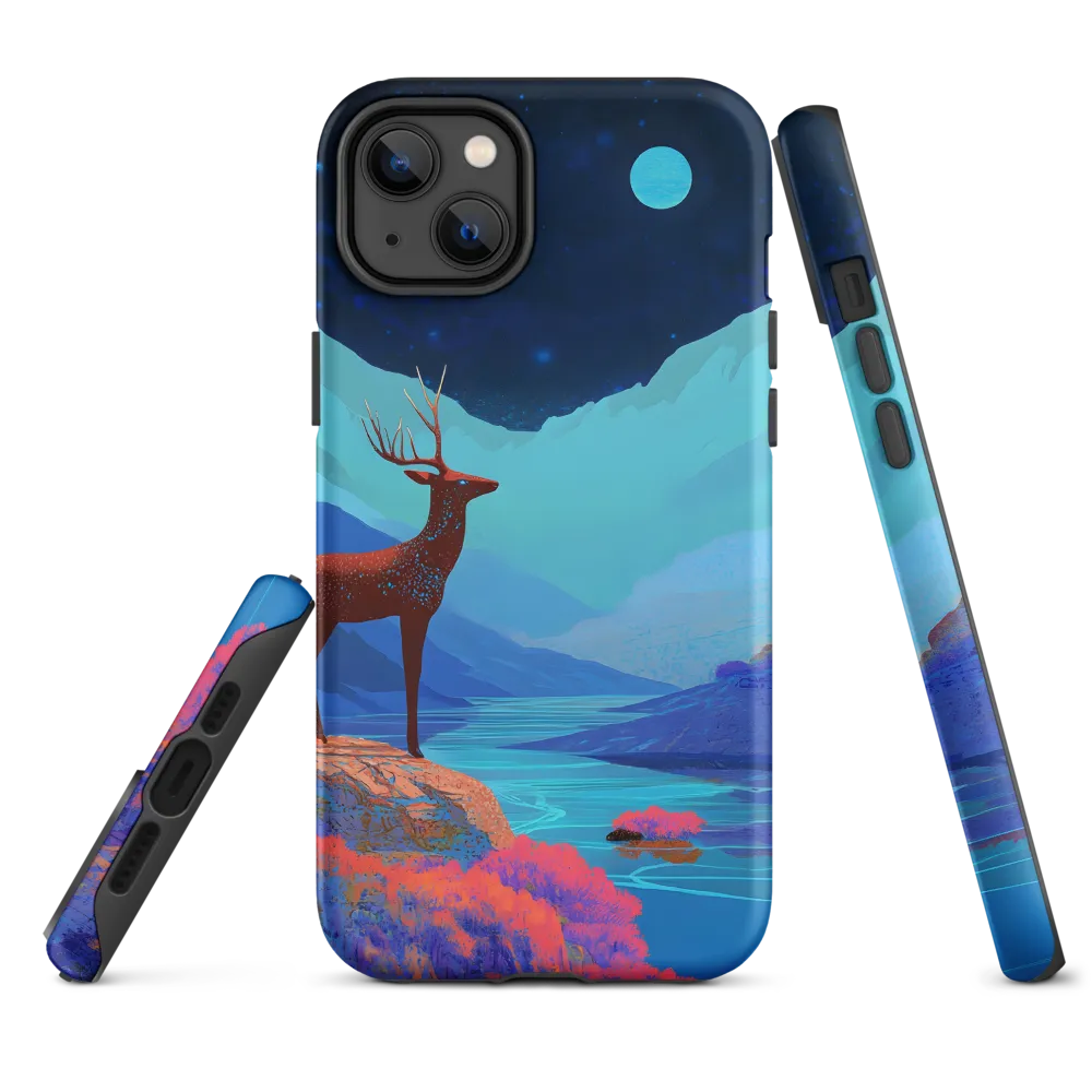 Cosmic Serenity: The Starlit Stag