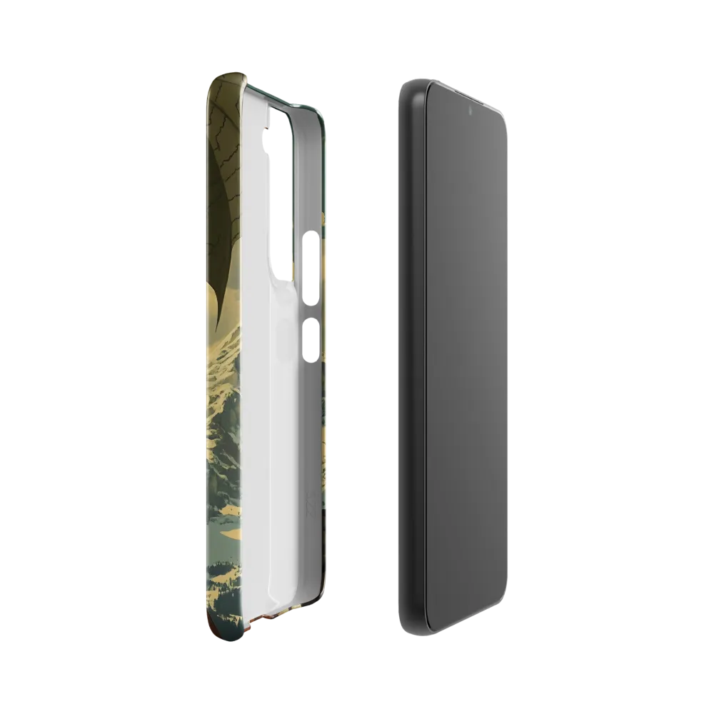 Mystic Harmony: The Dragon Keeper | Phone Case |  S22 | Snap Case | Glossy