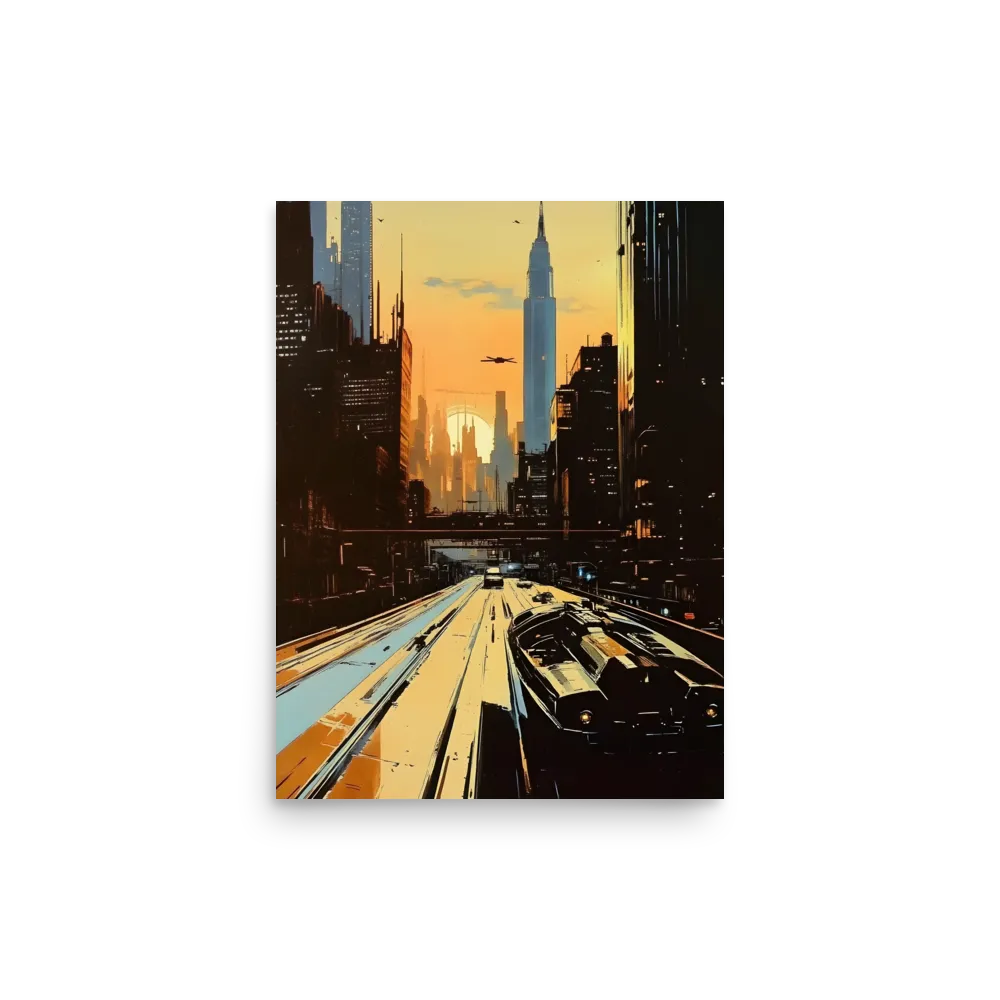 Metro Nexus: A Futuristic Cityscape | Poster | 12″×16″