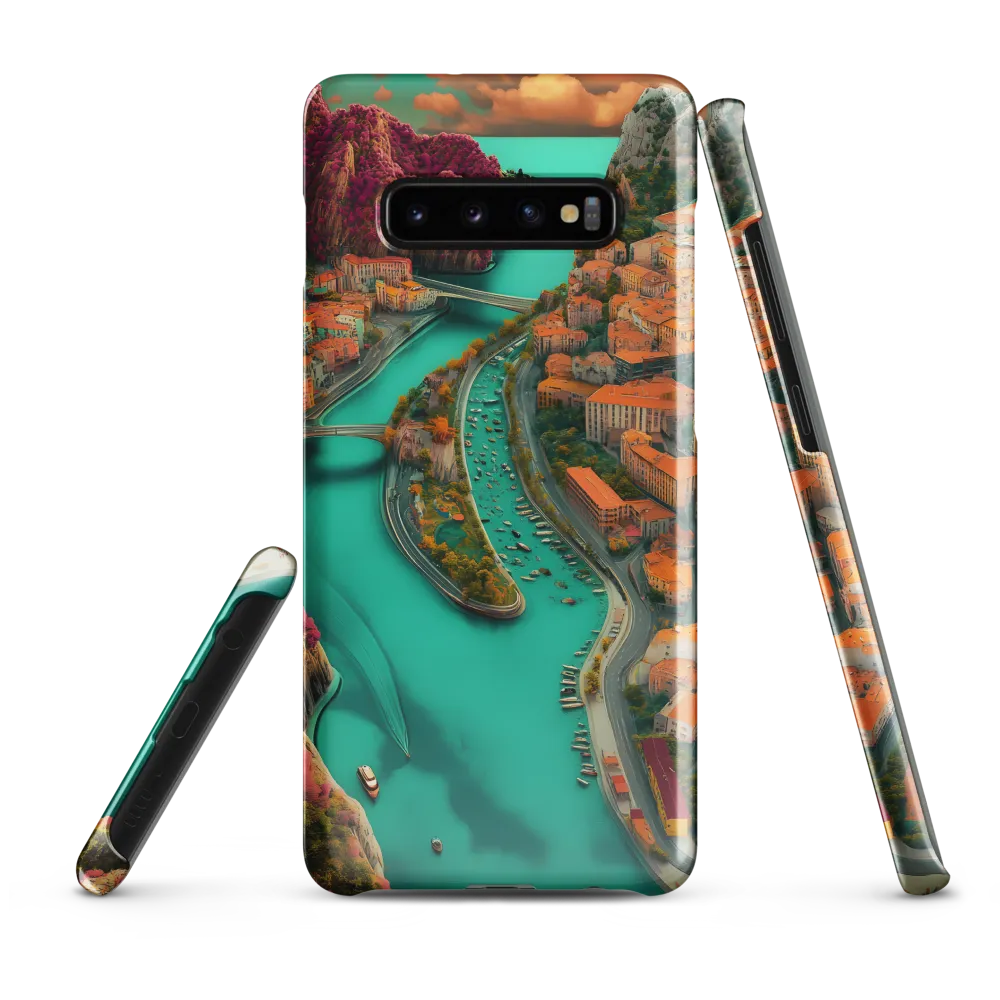 Harmonies of Color: A Surreal Landscape | Phone Case |  S10 Plus | Snap Case | Glossy