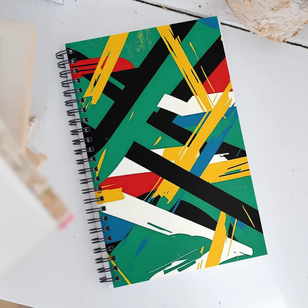 Dynamic Interplay of Colors | Spiral Notebook