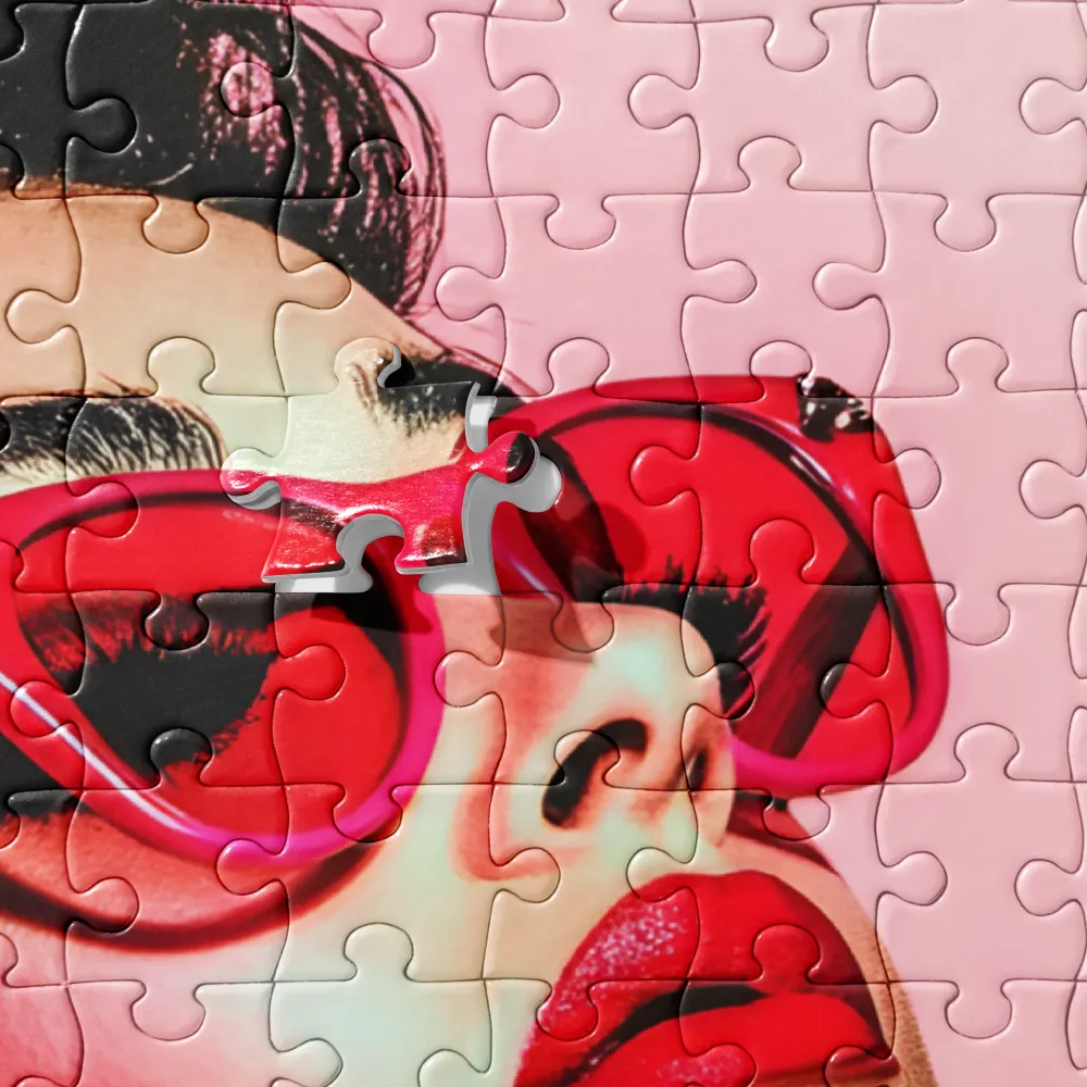 Striking Confidence in Red | Jigsaw Puzzle | 520 pieces