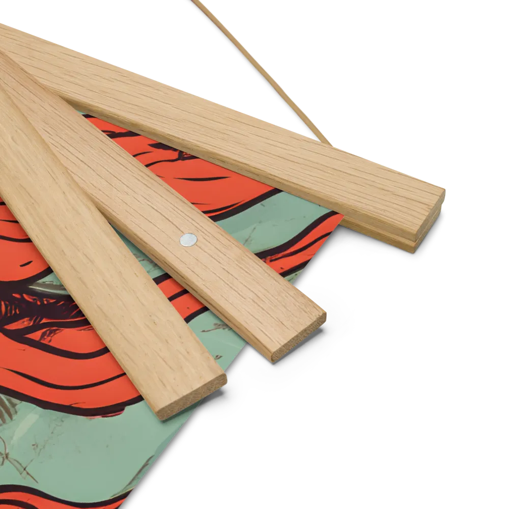 Fury Unleashed | Poster With Oak Wood Hanger | 18″×18″