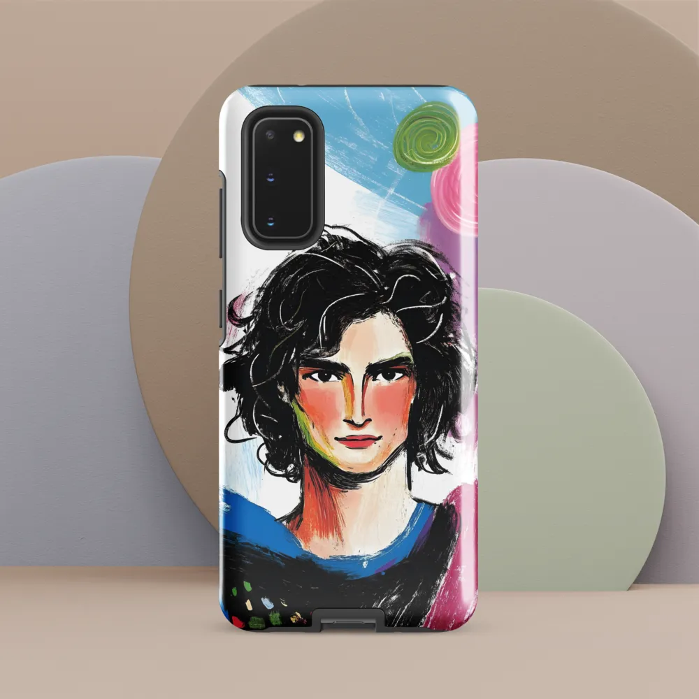 Vibrant Portrait of Youth | Phone Case |  S20 | Tough Case | Glossy