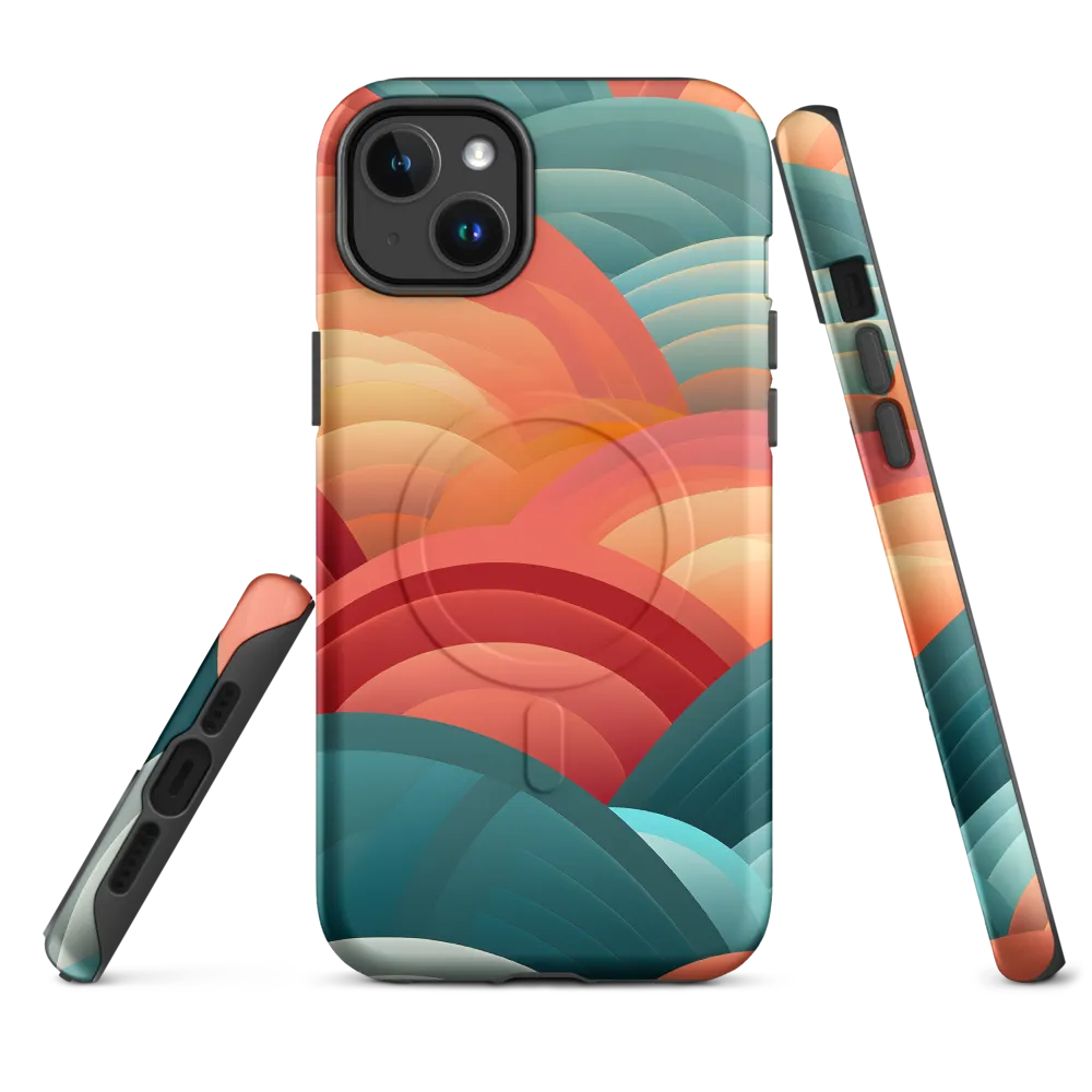 Rhythms of the Waves | Phone Case |  14 Plus | MagSafe® Tough Case | Matte