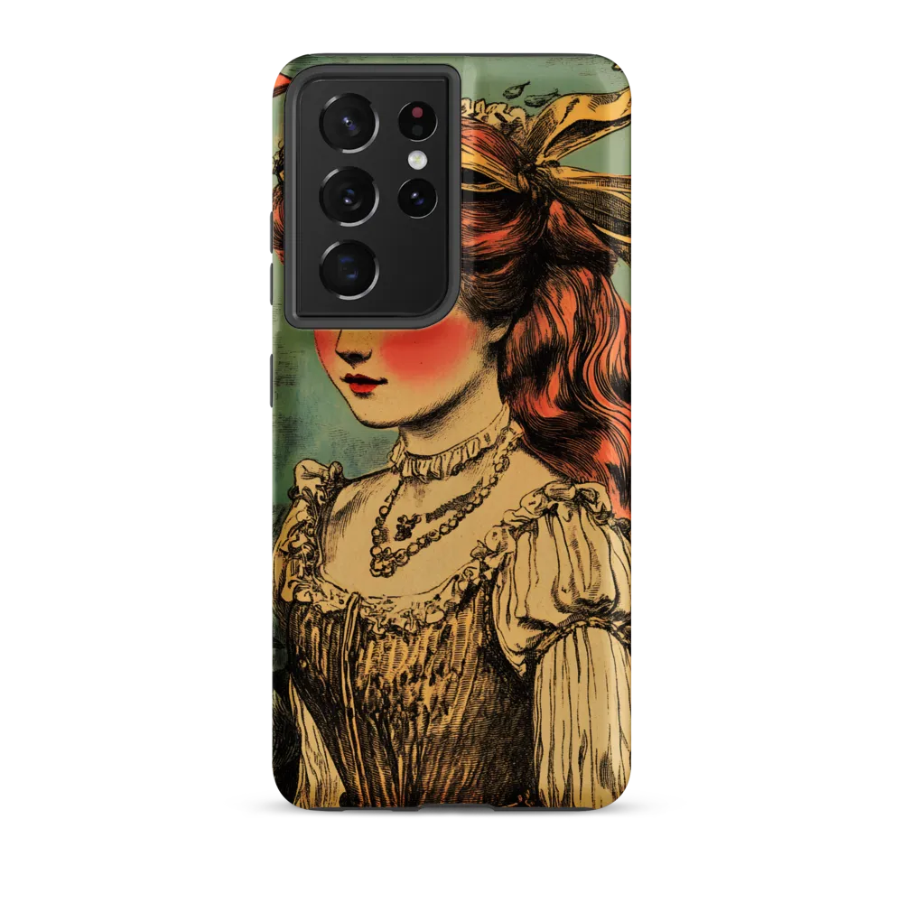 Elegance Beneath the Waves | Phone Case |  S21 Ultra | Tough Case | Matte