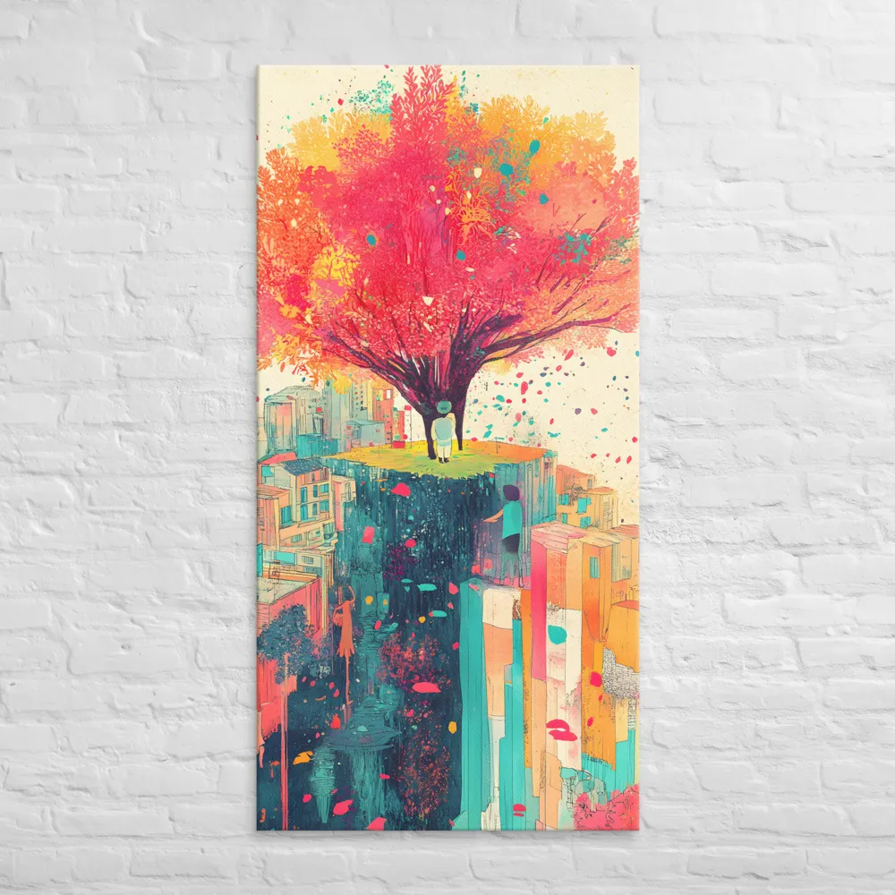Whispers of Urban Dreams | Canvas | 30″×60″