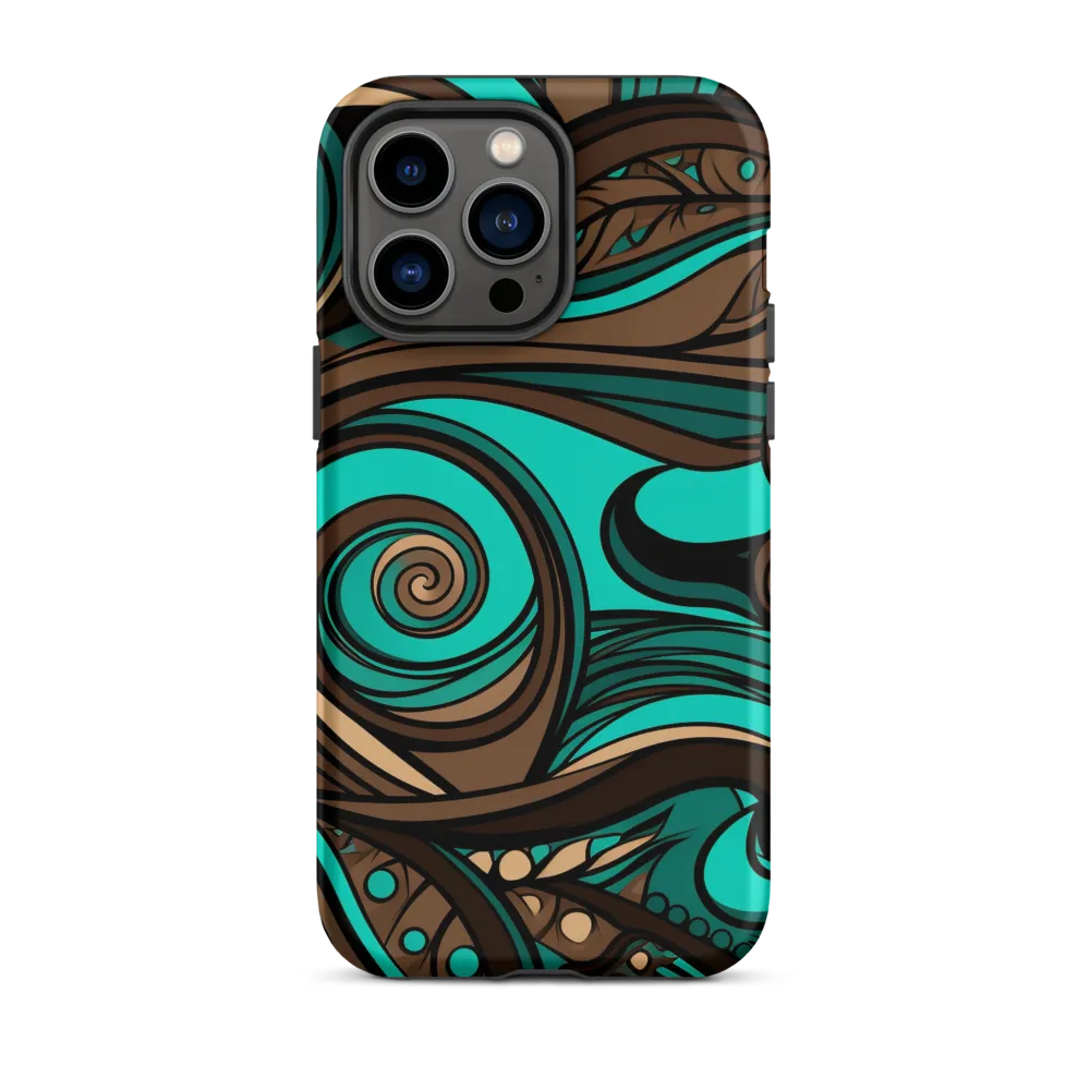 Fluctuating Currents | Phone Case |  14 Pro Max | Tough Case | Matte