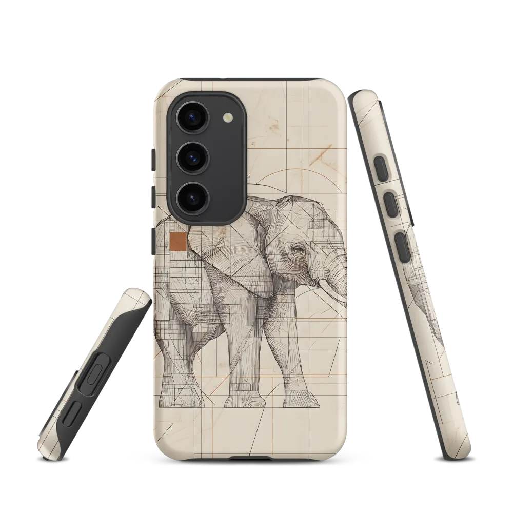 Geometric Elegance: The Steel Elephant
